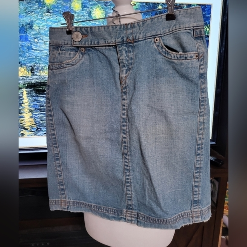 Blue Asphalt size 3 ladies denim jean skirt